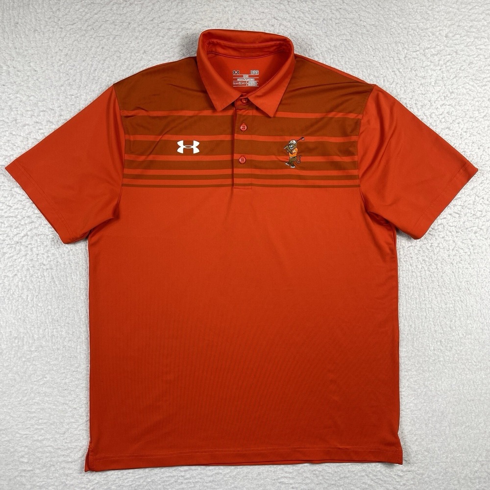 Under Armour Polo Shirt‎ Mens Large Loose Casual Vacation Travel Golf Workwear